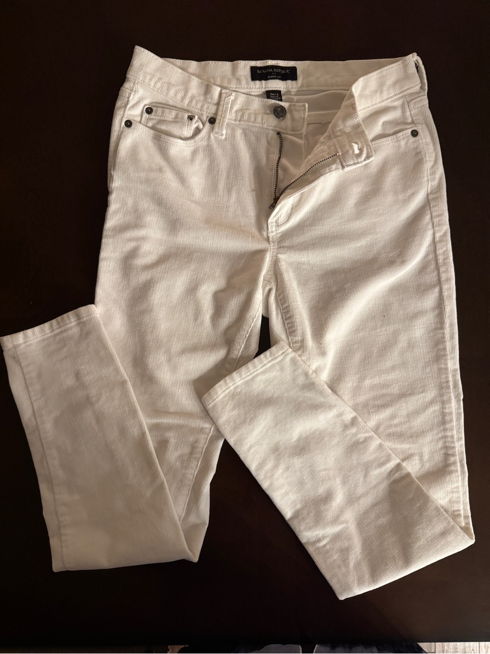 Banana Republic Women’s Skinny Cream Corduroy Pants